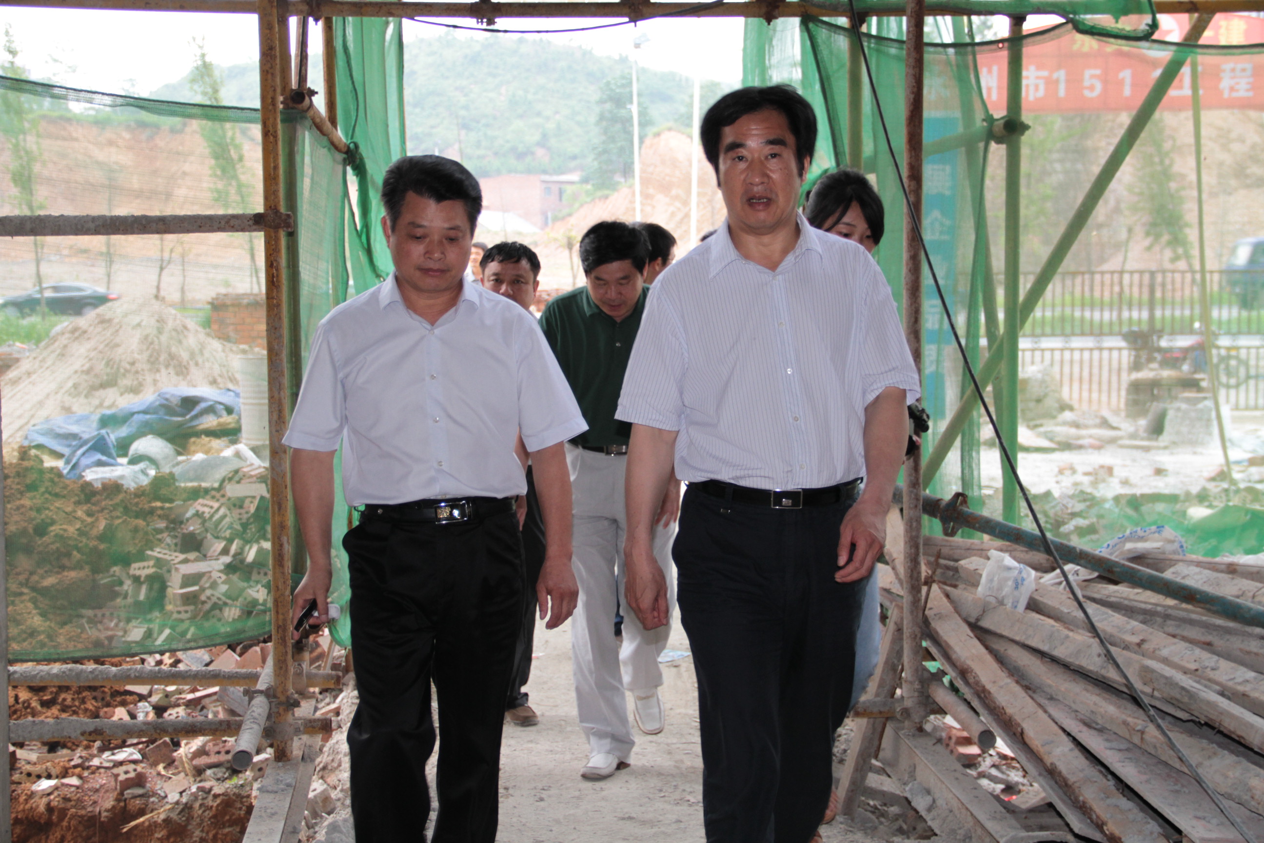 永州市委副书记唐松成视察人防工程建设情况