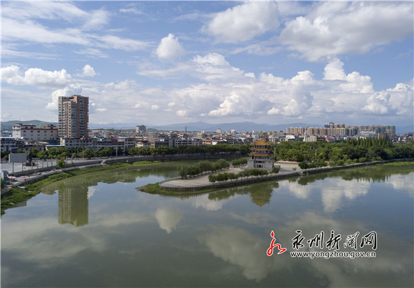 道县西洲公园水域美如画_县区传真_永州市人民政府