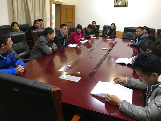 省公路局农村公路检查组一行检查祁阳县农村公路养护工作