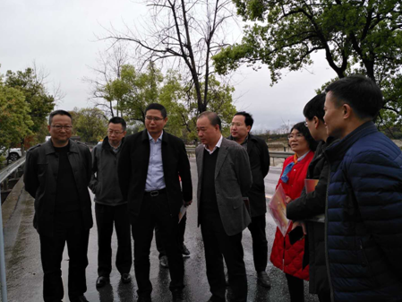 部省领导现场调研冷水滩区g322线k138 900安防工程
