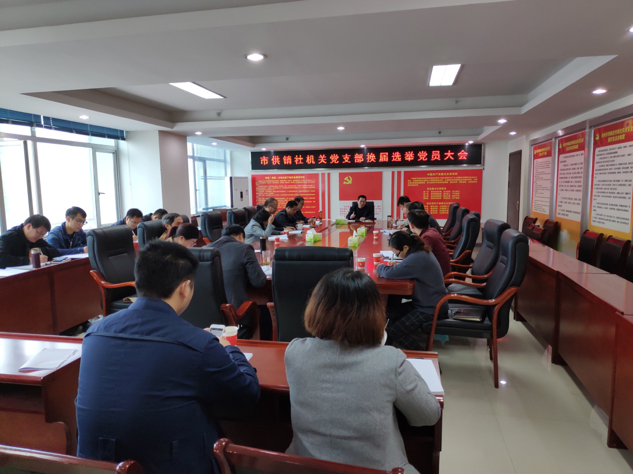 市供销社机关党支部顺利召开换届选举党员大会