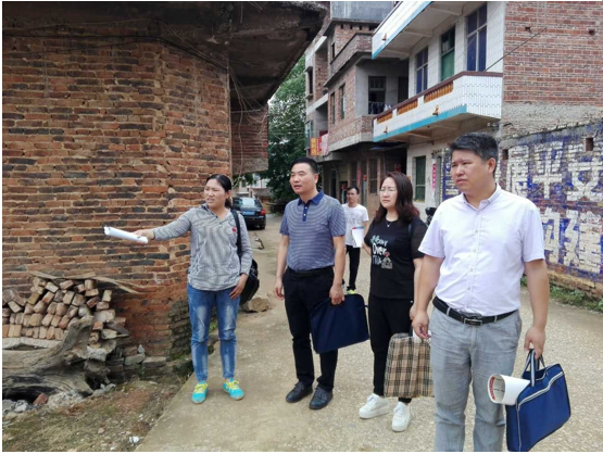 胡建辉—走访谢光生,谢栋元,谢三付家中,通过唠家常,详细了解群众的