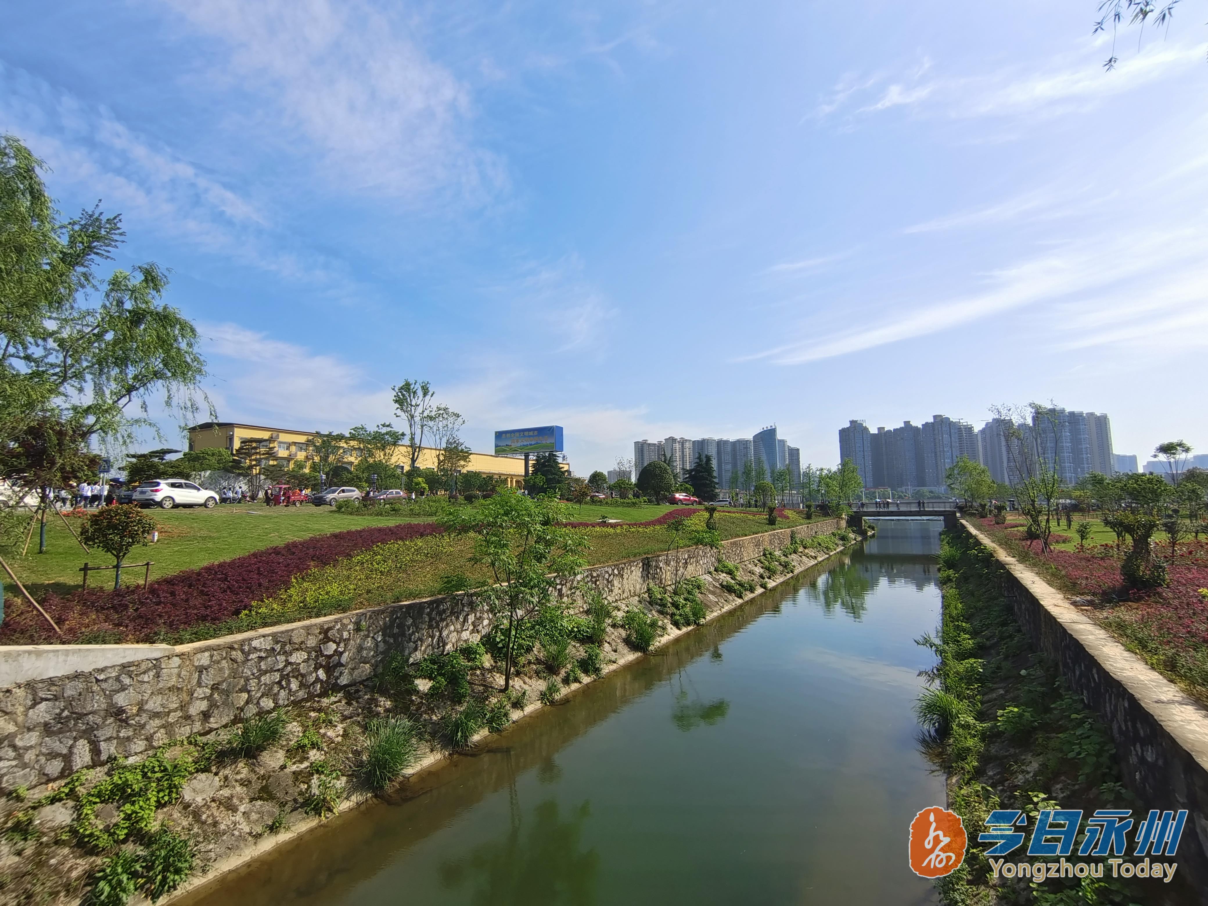 宋家洲公园开园 市民"尝鲜"一睹"芳容"